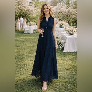 Luisa Perla. Made in Italy 100% Cotton eyelet lightweight, breathable NWT